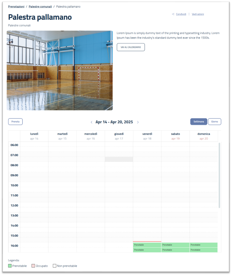Calendario palestra.