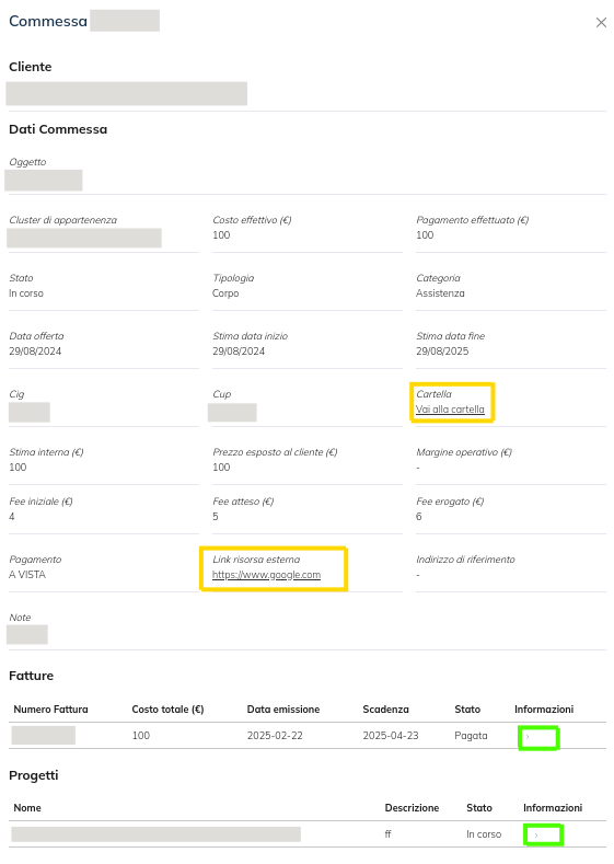 Immagine Commessa dettagli