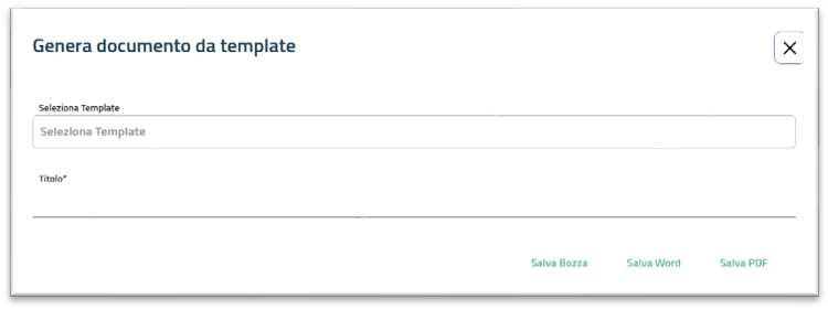 Generazione Documento da Template