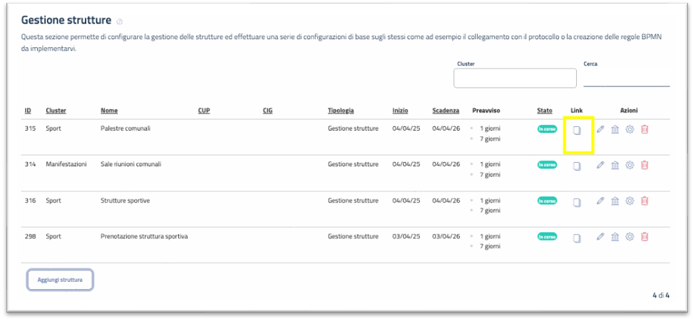 Link prenotazioni 2.