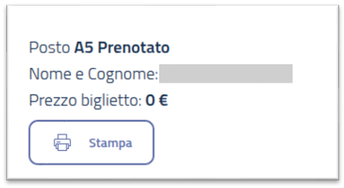 Posto prenotato