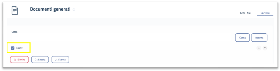 Spostamento Cartelle