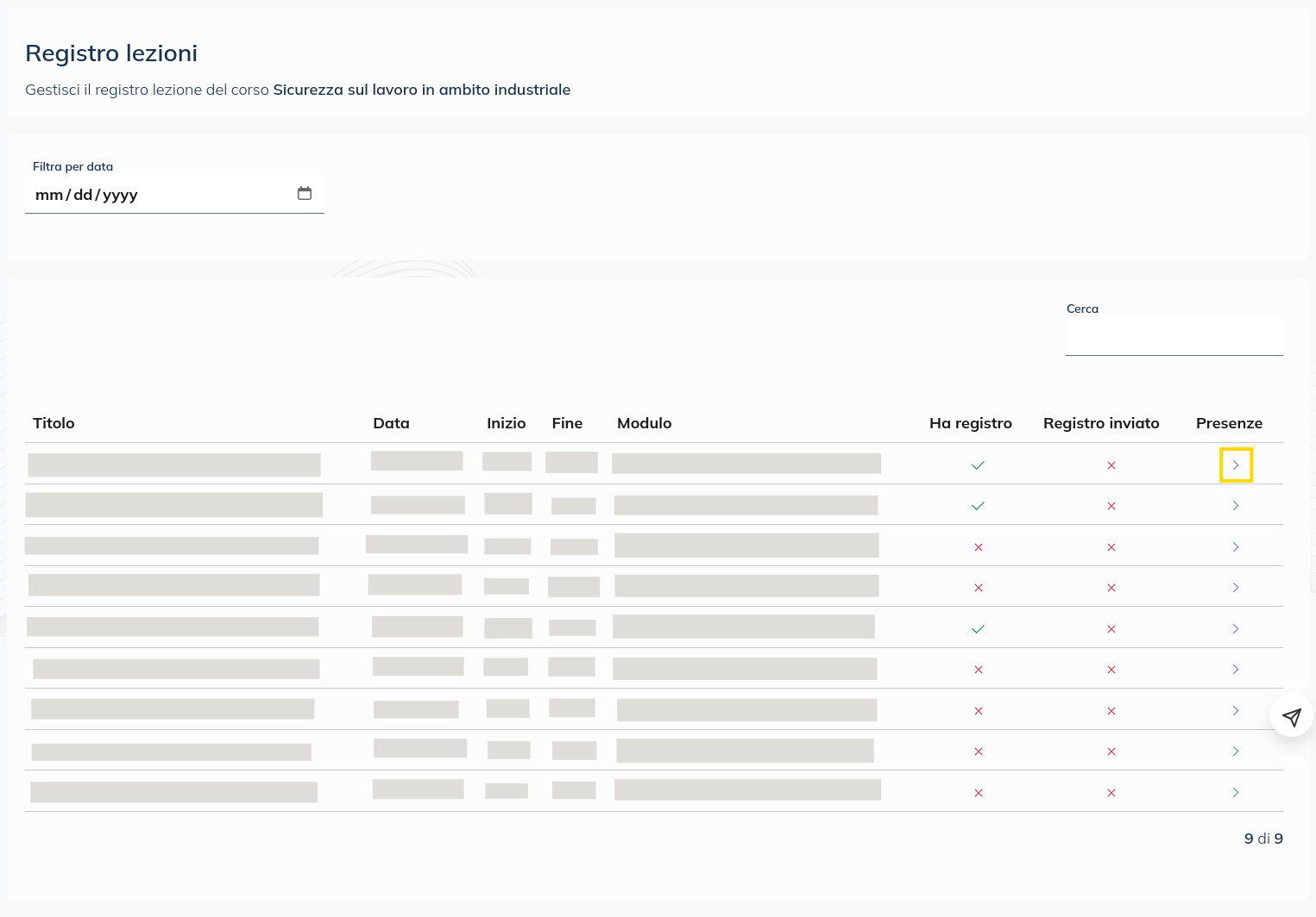 Immagine Course docente lezione