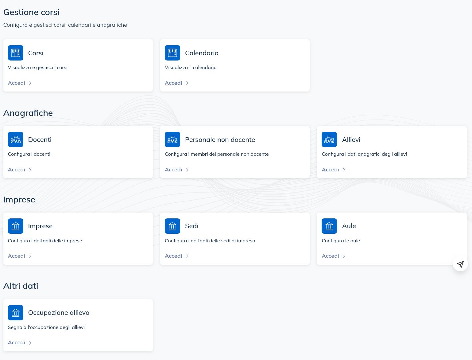 Immagine Course home