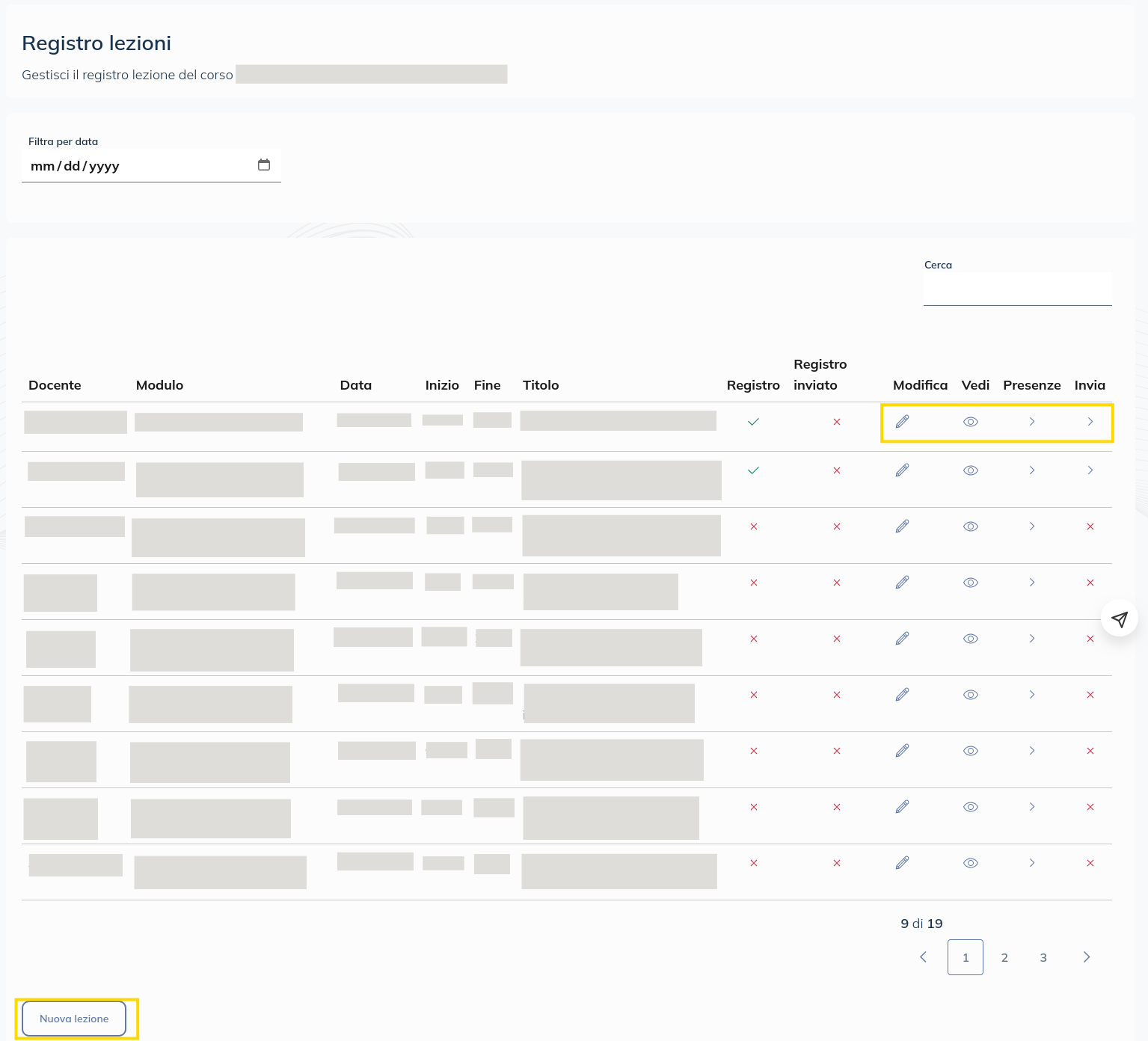 Immagine Course lezione