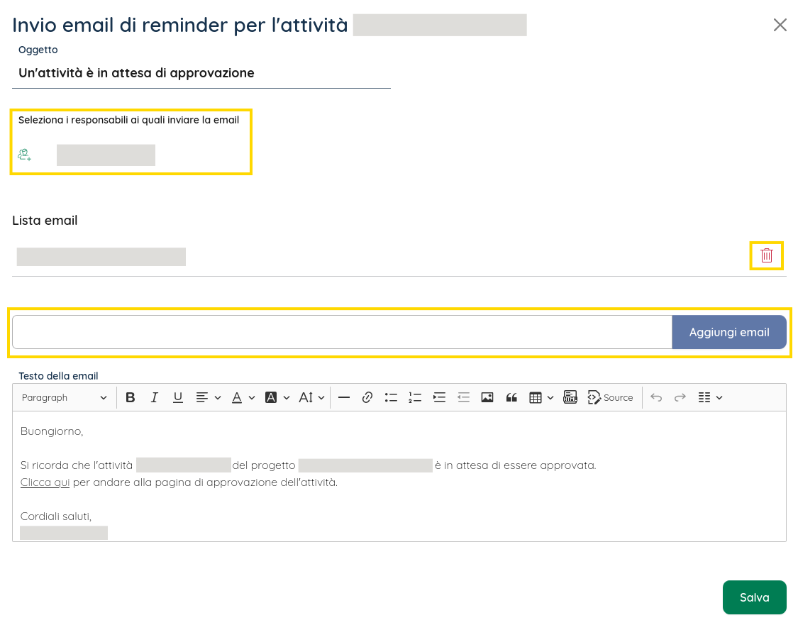 Immagine Workflow lista richieste email